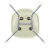 Cadeira Eames em Fibra de Vidro DSX / Base Cromada